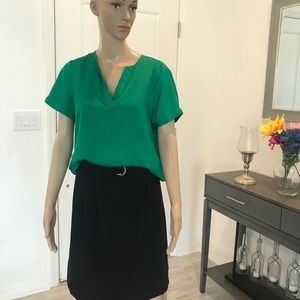 The Limited green blouse  size medium